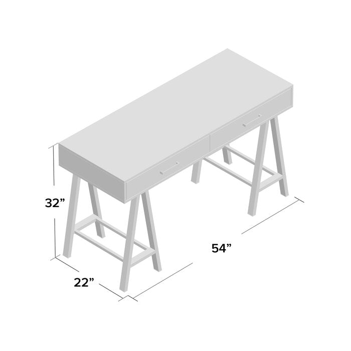 White Dayne Writing Desk  #SA448