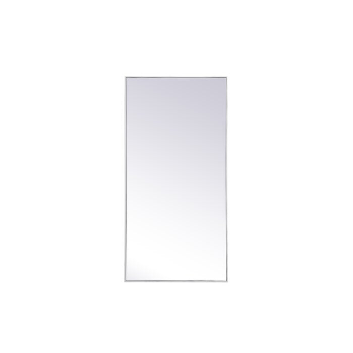 60" x 30" White Eternity Accent Mirror  #SA453