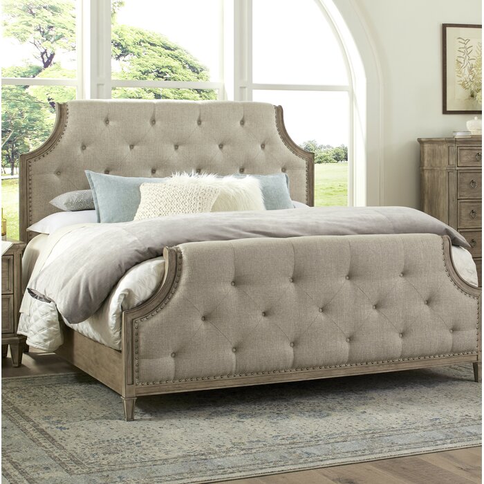 Tuscany Transitional Upholstered Queen Headboard  #SA475