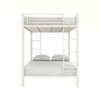 White Madelynn Full Over Full Bunk Bed  #SA501