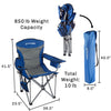 Blue Heavy Duty Folding Camping Chair (Set of 2)  #SA548
