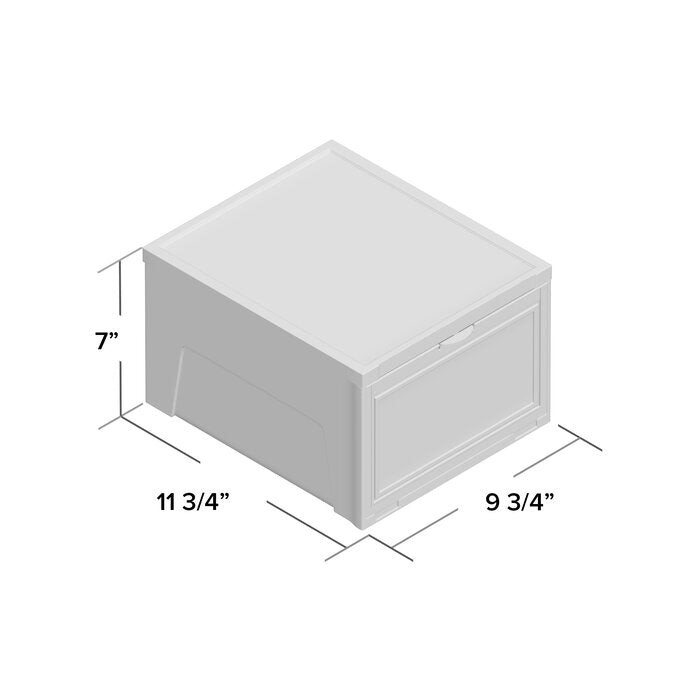 1-Pair Stackable Shoe Storage Boxes (Set of 6)  #SA555
