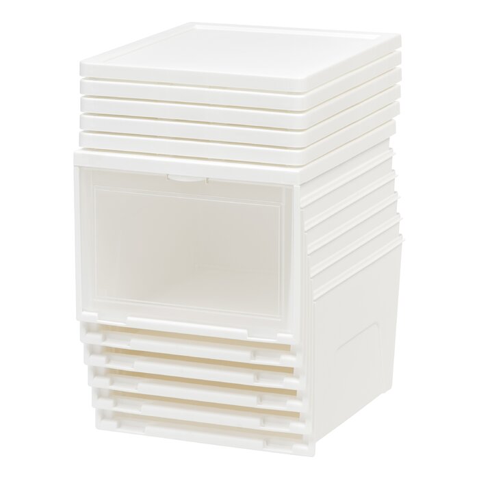 1-Pair Stackable Shoe Storage Boxes (Set of 6)  #SA555