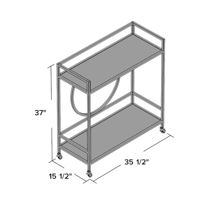 Broadridge Bar Cart  #SA581
