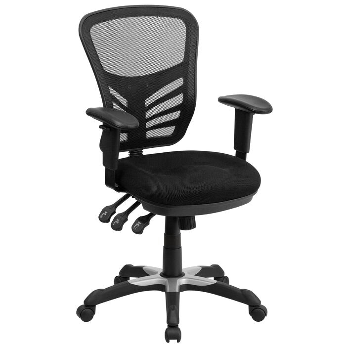 Black Billups Mesh Ergonomic Chair  #SA596