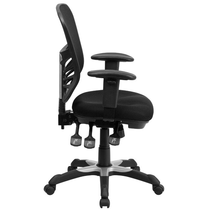 Black Billups Mesh Ergonomic Chair  #SA596