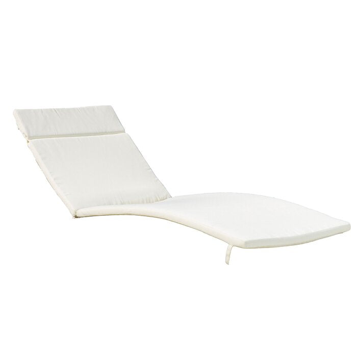 Beige Tallulah Down Indoor/Outdoor Chaise Lounge Cushions - CUSHIONS ONLY (Set of 2)  #SA813