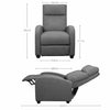 Gray Amoah  Manual Recliner  #SA622