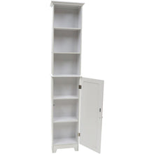 Load image into Gallery viewer, White Contemporary Country Free Standing Floor Shelf  #SA625
