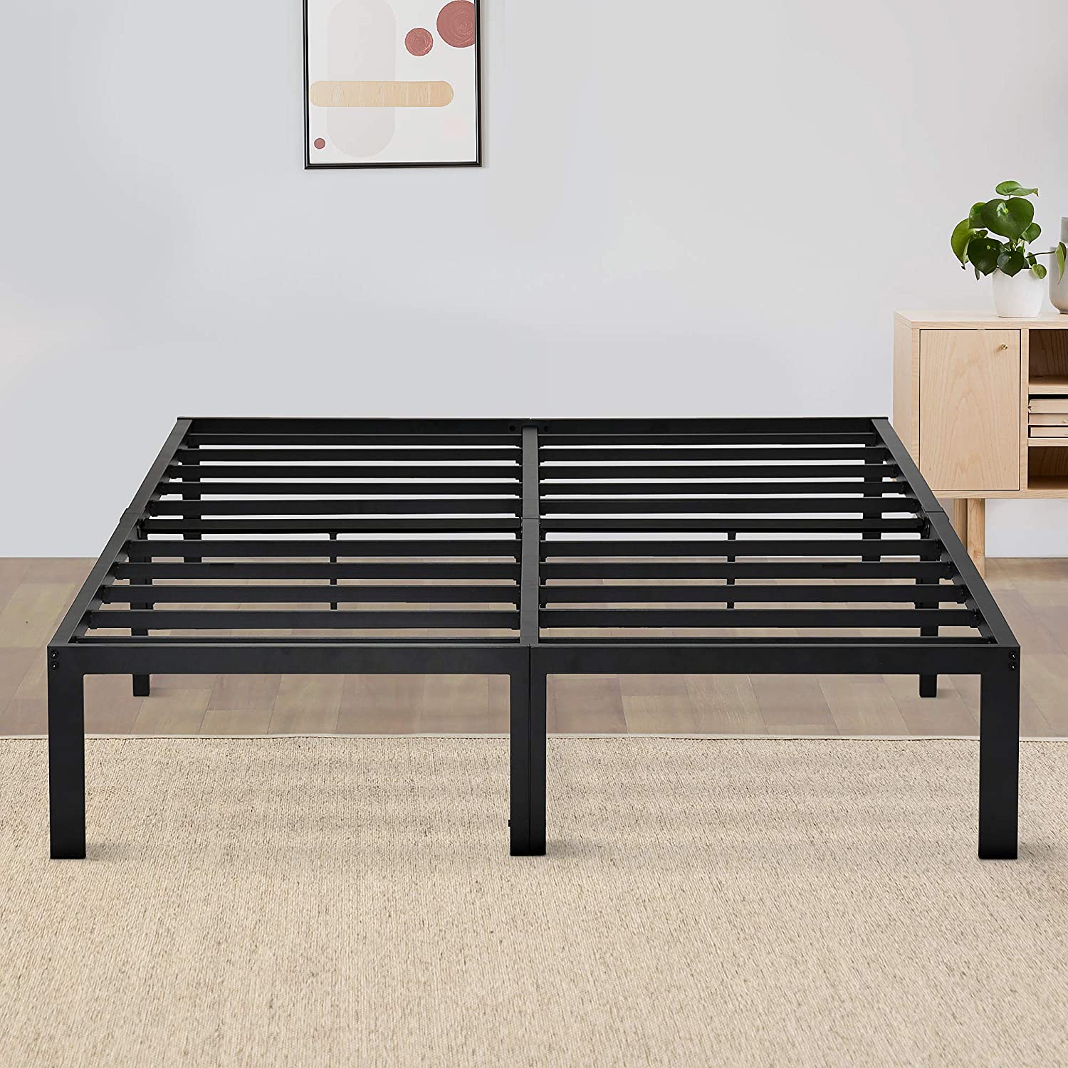 14" Metal Bed Frame - Queen  #SA650