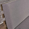 Reginald Gray Wood Outdoor Right-Sided Sofa with Gray Cushions  #SA727