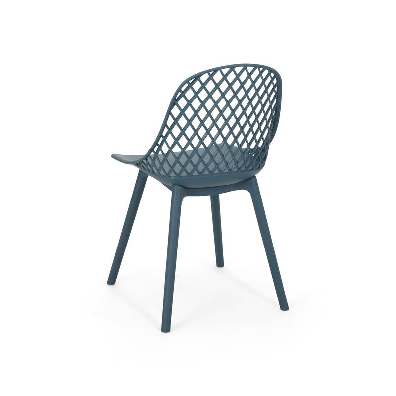 Teal Kenyon Outdoor Patio Dining Chairs (Set of 2)  #SA717