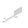 White Toddler Bed Rail  #SA735