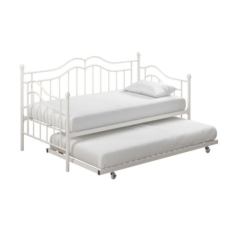 White Daybed with Trundle - Twin  #SA739