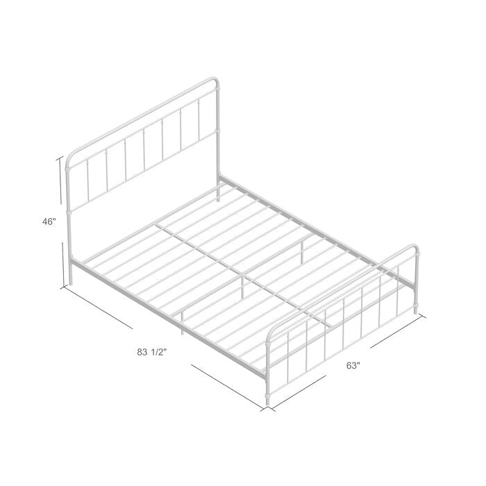 Matheney Black Platform Bed Queen SA802 Salvage Co Indy