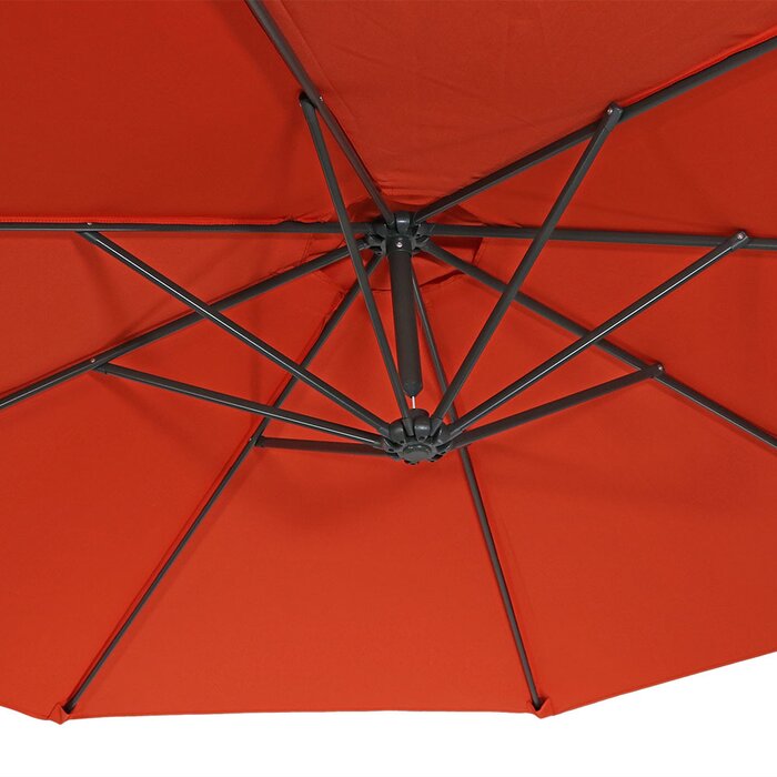 Raymundo Cantilever Burnt Orange Umbrella  #SA807