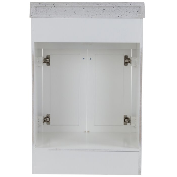 White Oxalis 25" Single Bathroom Vanity Base  #SA845