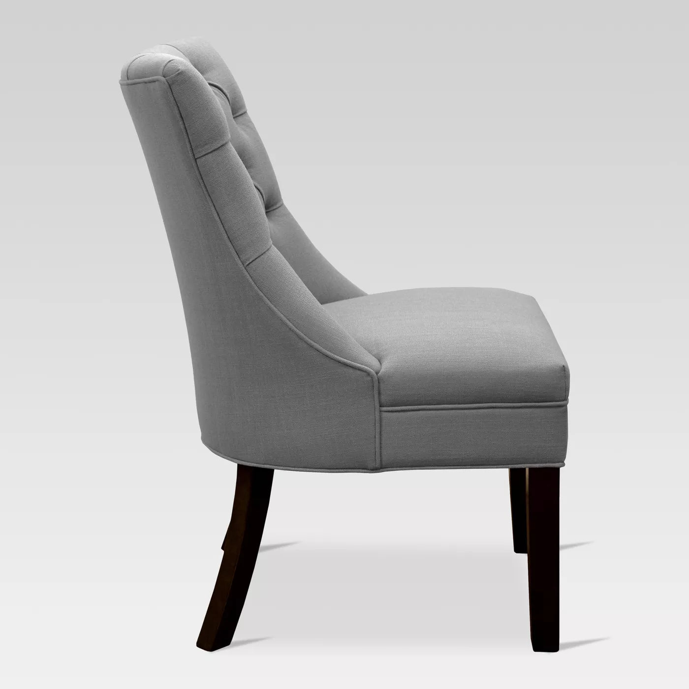 Winslow Light Gray Accent Tufted Back Chair  #SA849