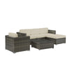 Crosley Sea Island 6-Piece Wicker Outdoor Sectional Seating Set  #SA857