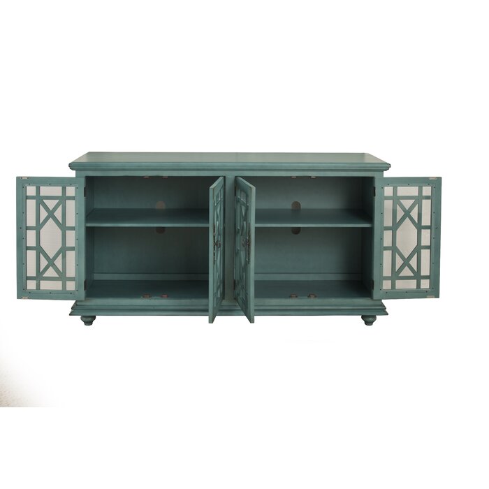 Teal Mainor TV Stand for TVs up to 70"  #SA866