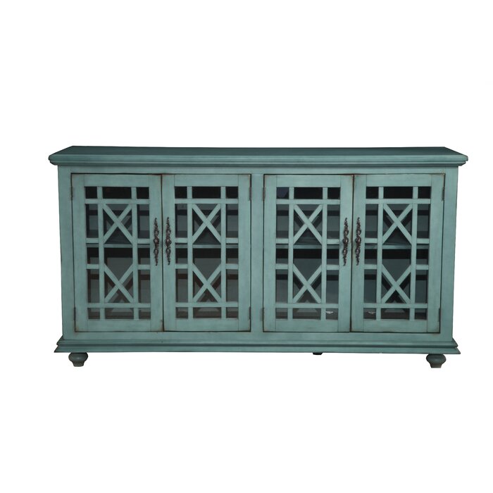 Teal Mainor TV Stand for TVs up to 70"  #SA866