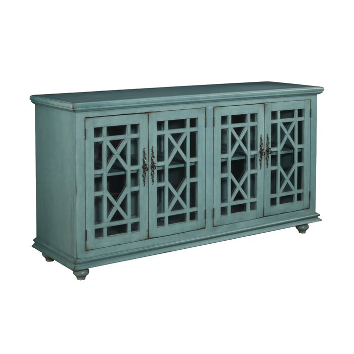 Teal Mainor TV Stand for TVs up to 70"  #SA866