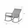 Tremberth Outdoor Wicker Rocking Chair with Cushions  #SA888