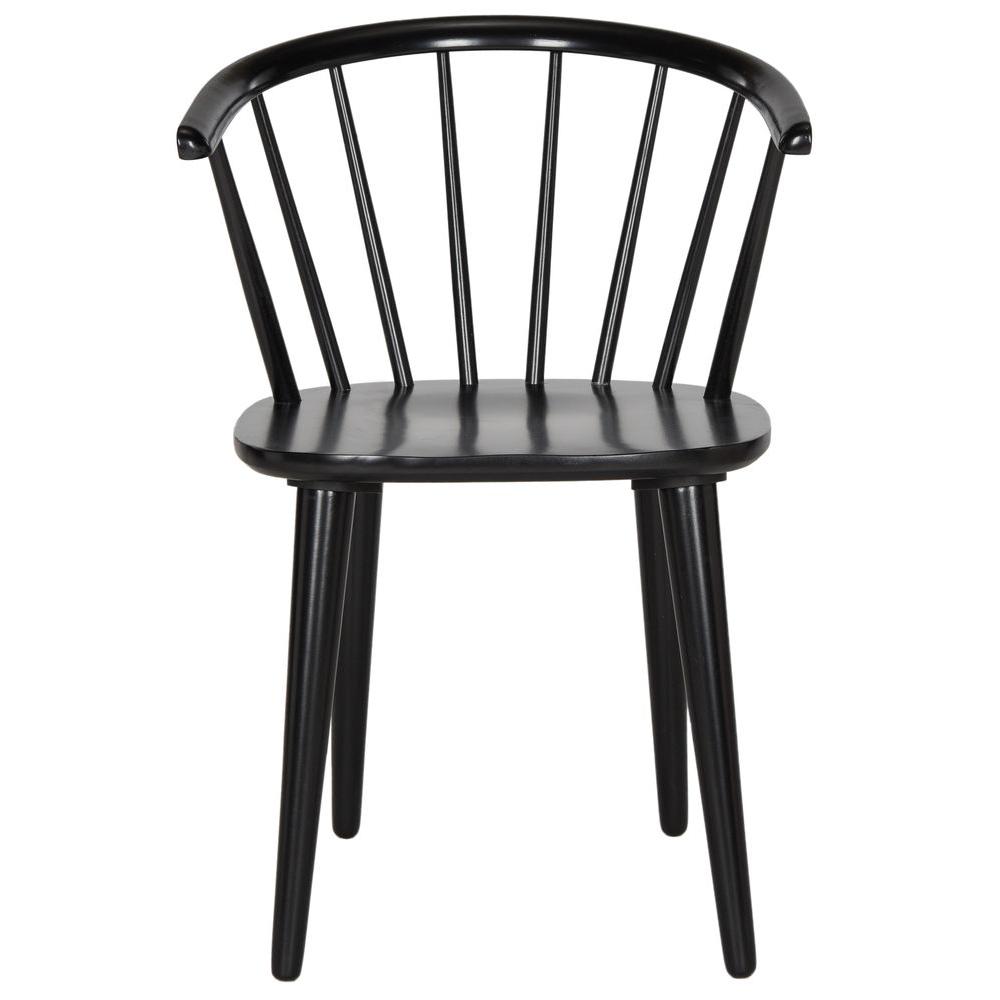 Blanchard Black Wood Dining Chairs (Set of 2)  #SA904