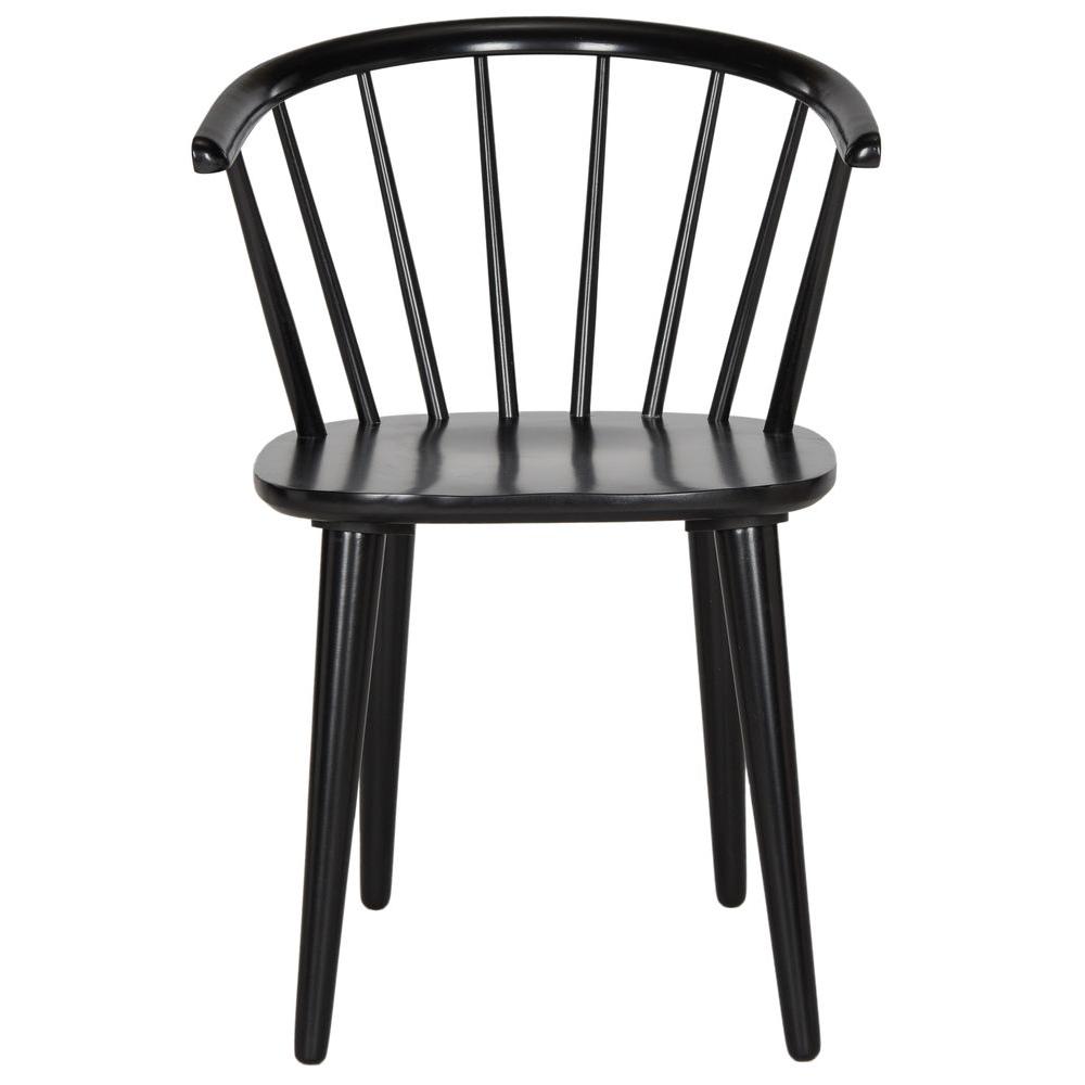 Blanchard Black Wood Dining Chairs (Set of 4)  #SA940