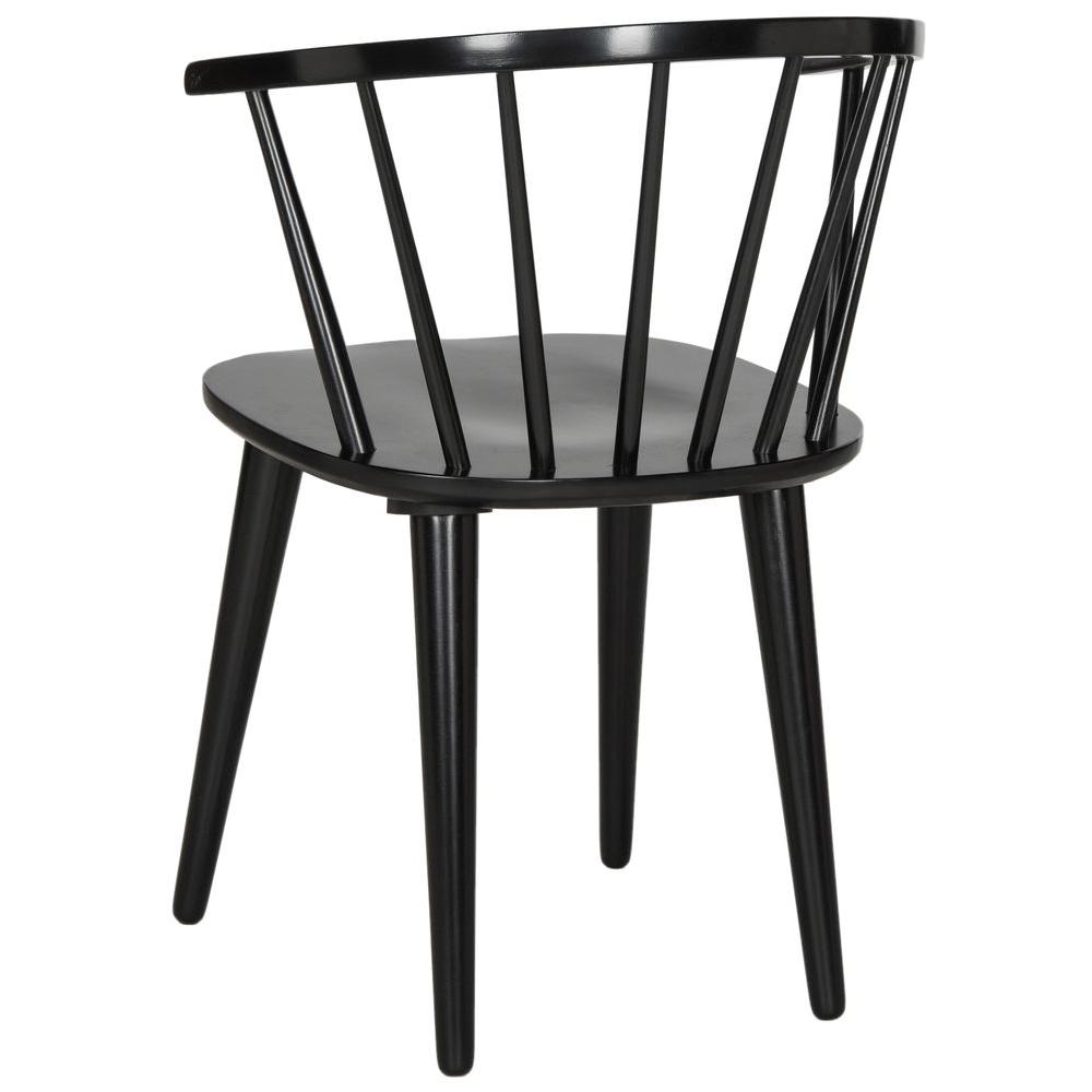 Blanchard Black Wood Dining Chairs (Set of 4)  #SA940
