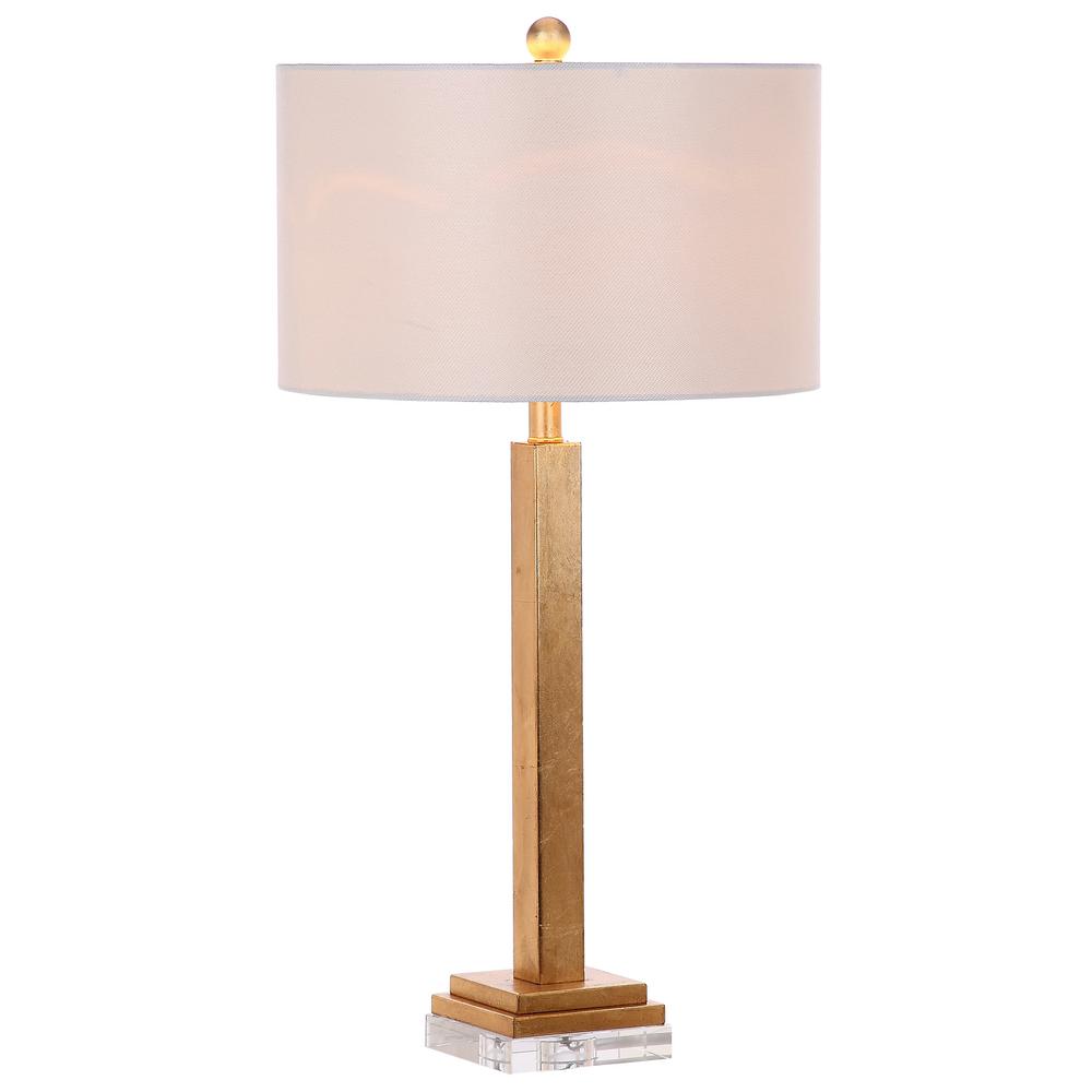 Perri Gold Candlestick Crystal Base Table Lamps (Set of 2)  #SA920
