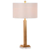 Perri Gold Candlestick Crystal Base Table Lamps (Set of 2)  #SA920