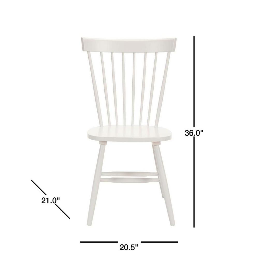 Riley Off-White Wood Dining Chairs (Set of 2)  #SA924
