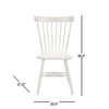 Riley Off-White Wood Dining Chairs (Set of 2)  #SA924