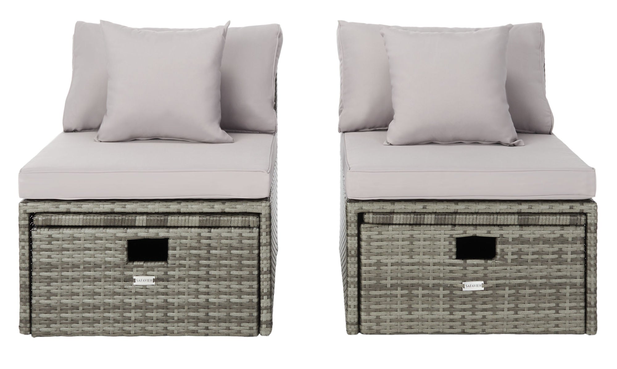 Pramla Outdoor Set with Ottomans   #SA951