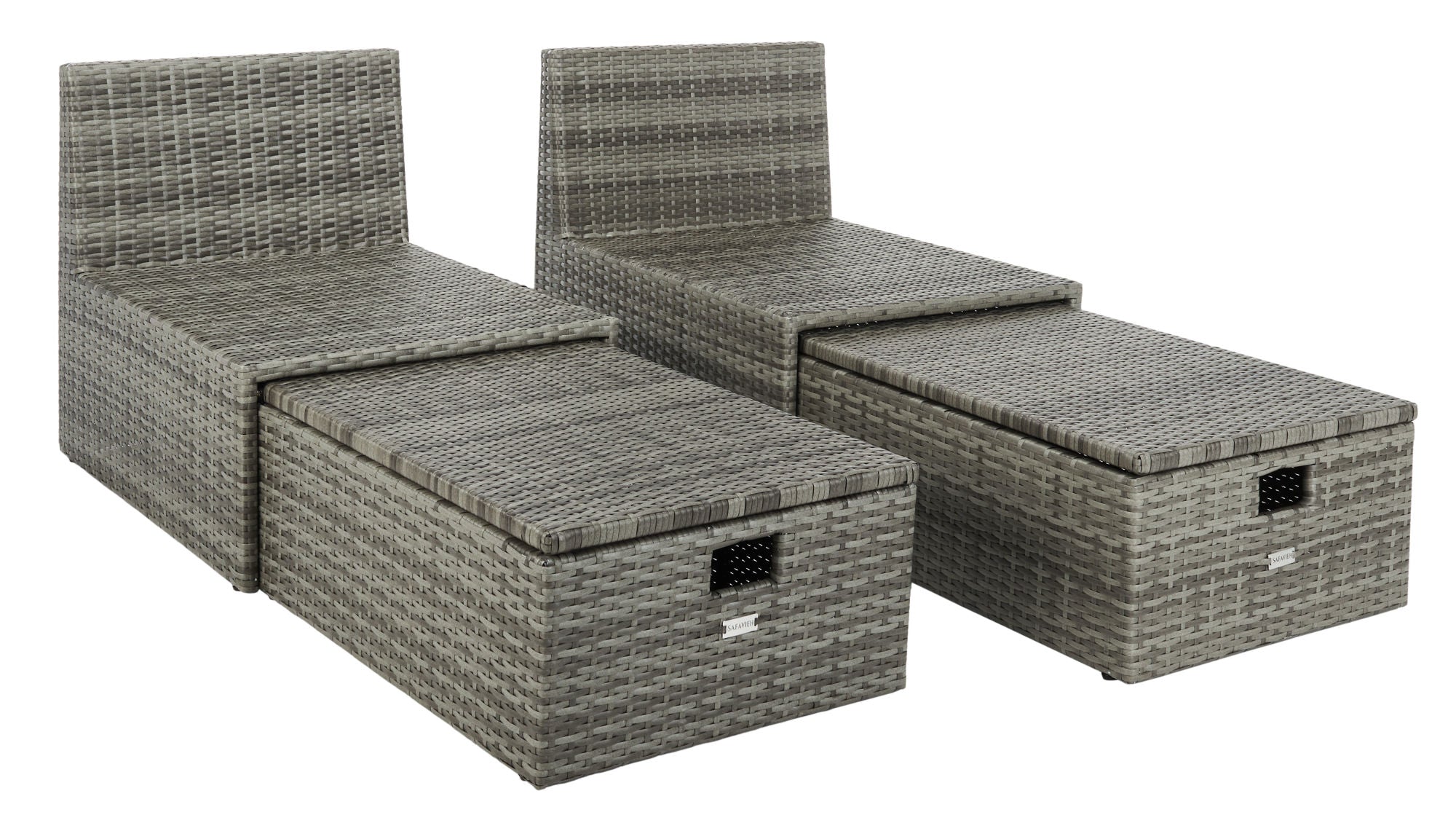 Pramla Outdoor Set with Ottomans   #SA951