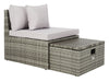 Pramla Outdoor Set with Ottomans   #SA951