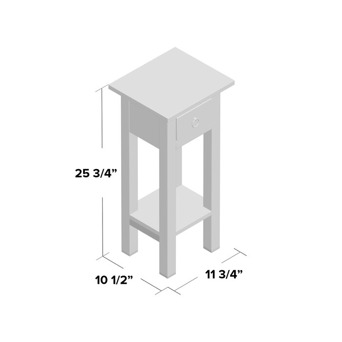 Abigail Brown End Table  #SA960