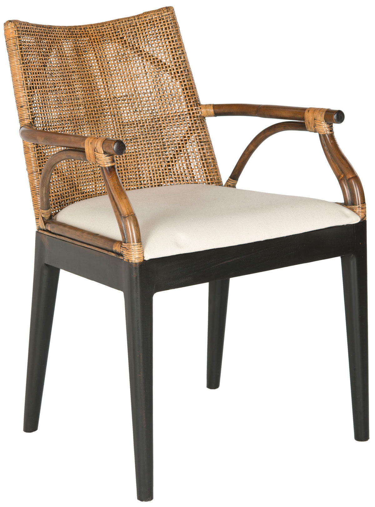 Set of 3 - Gianni Accent Chairs, Brown/White (#K2585 - 3 BOXES)