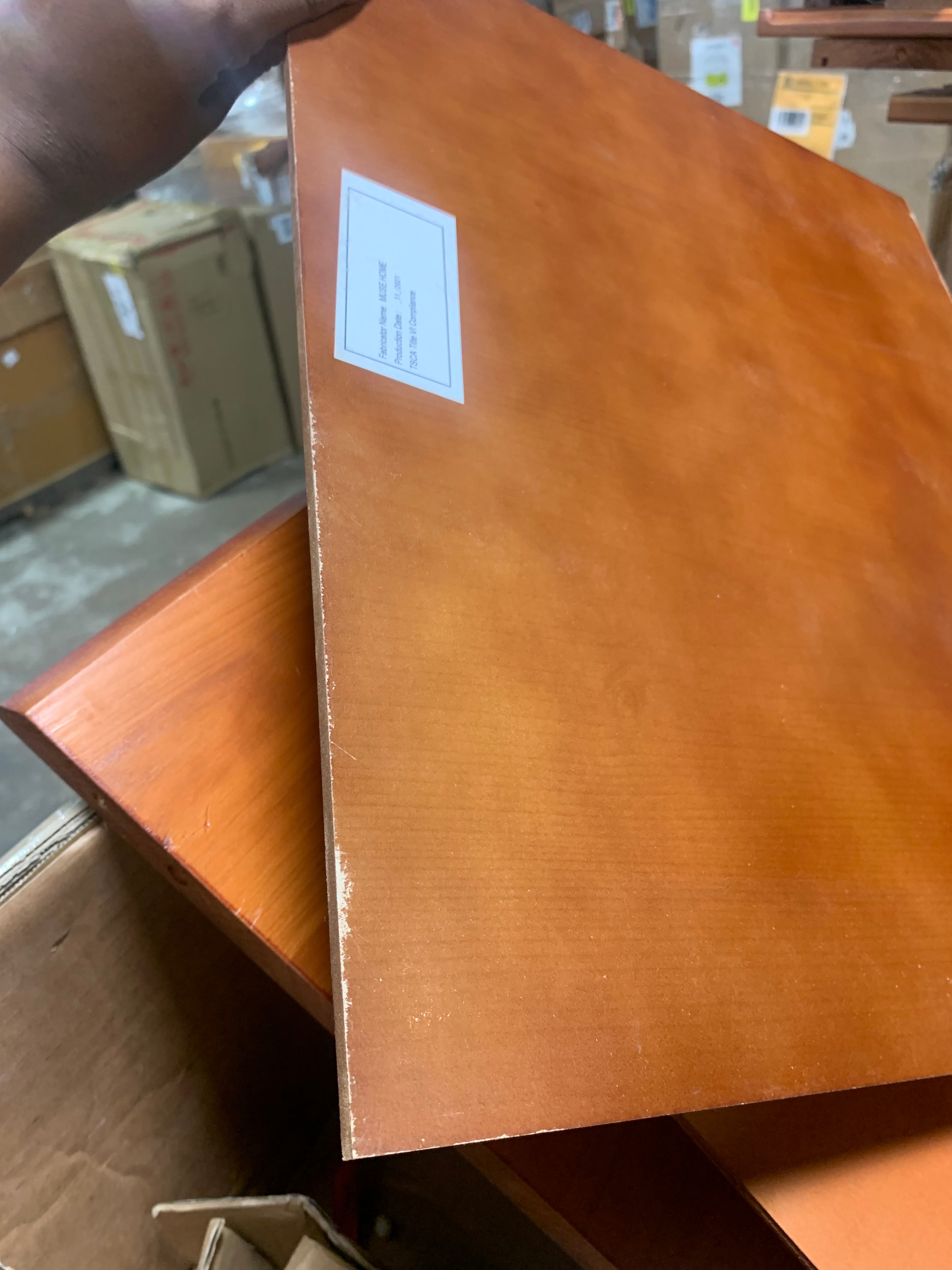 24'' Tall 1 - Drawer Solid Wood Nightstand in Walnut