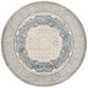 Safavieh Sofia Atanaska Vintage Oriental Medallion Rug - 3' x 3' Round - Light Grey/Blue - TRUG1063