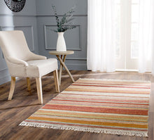 Load image into Gallery viewer, Striped Kilim 3&#39; x 5&#39; ERUG75
