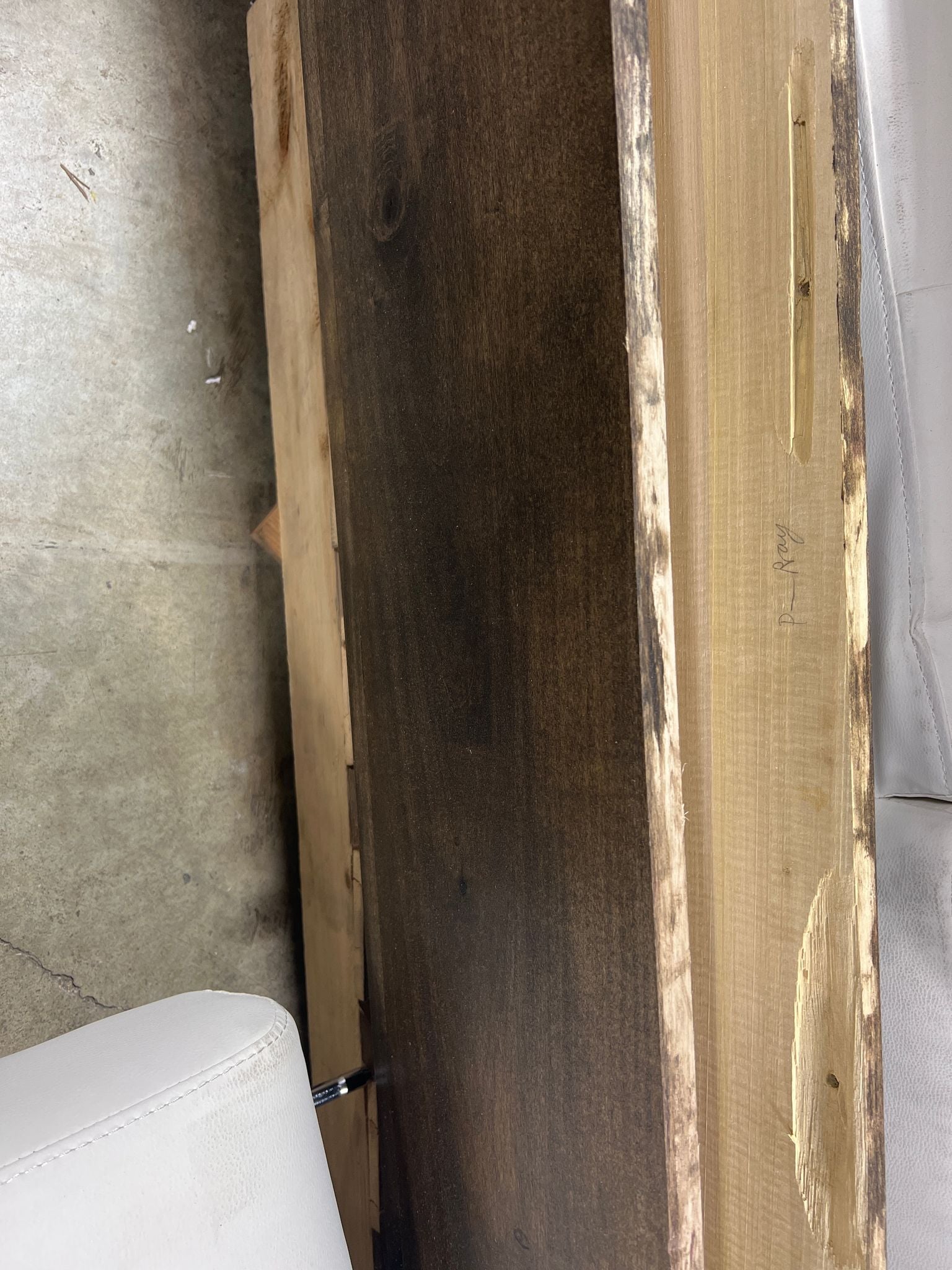Dogberry Collections Modern Farmhouse Mantel Shelf, 72", Dark Chocolate