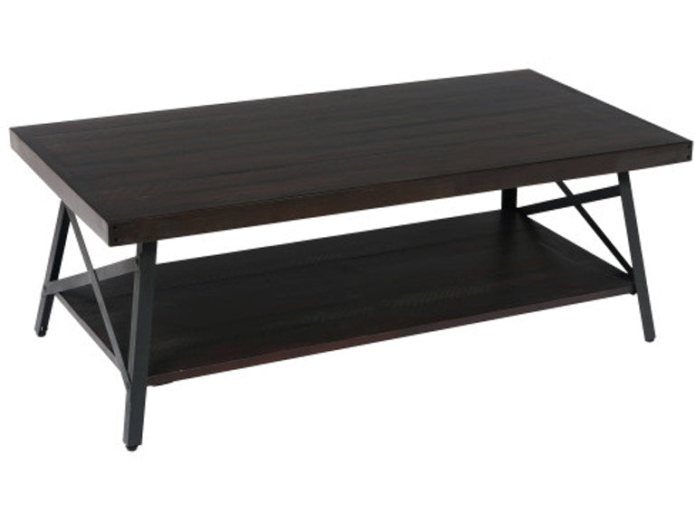 Emerald Home Furnishings Chandler Cocktail Table-Espresso T100-0D