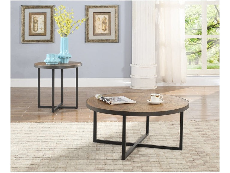 Emerald Home Furnishings Denton Round Cocktail Table