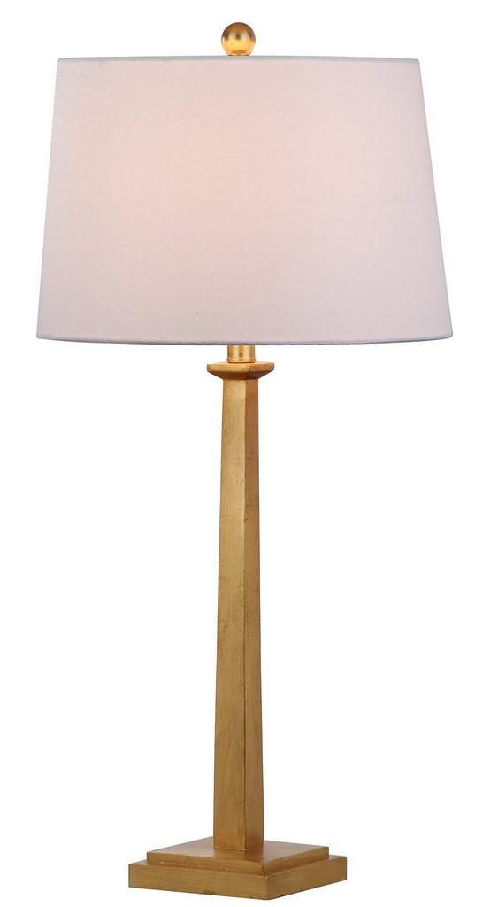 Gold Table Lamp with Off-White Shade (Set of 2) #LX4092