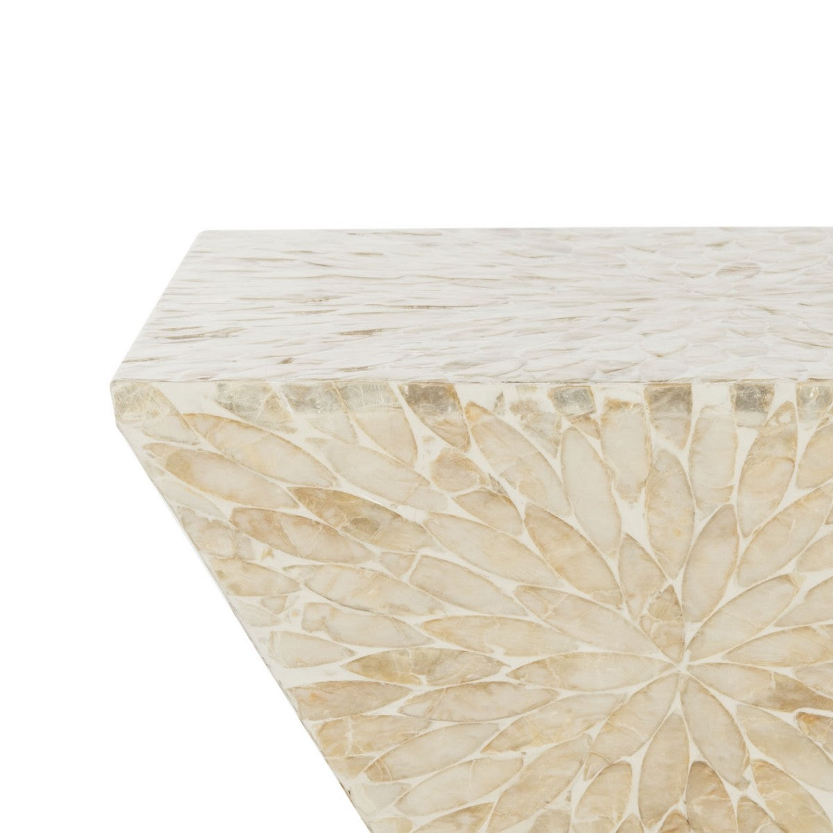 Calypso Coastal Hourglass Ottoman **AS IS** (#K2904)