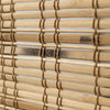 Cordless Light-Filtering Bamboo Woven Roman Shade, Tuscan - 22.5