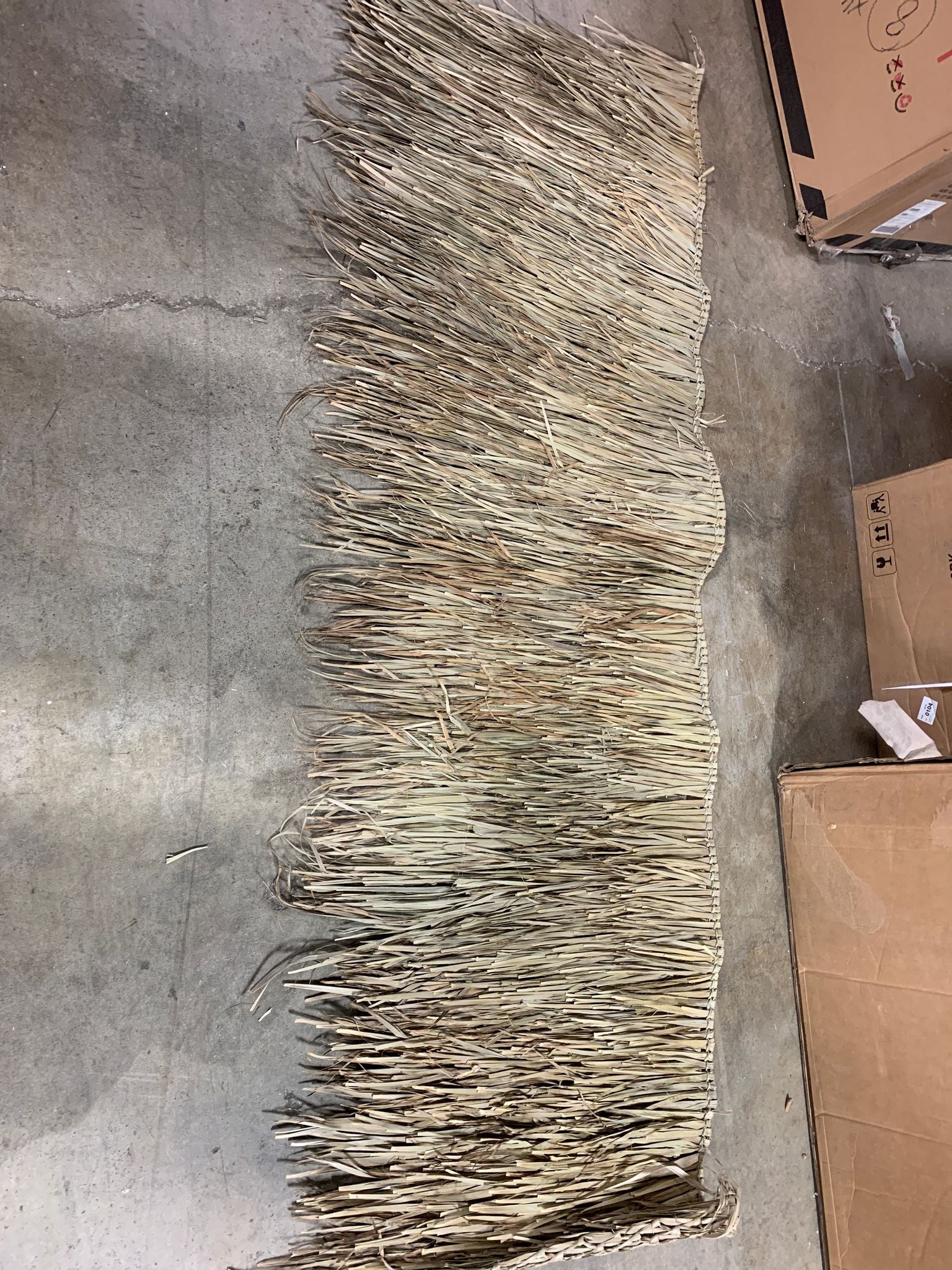 36"x 8 ft Mexican Palm Thatch Runner Roll pt1205