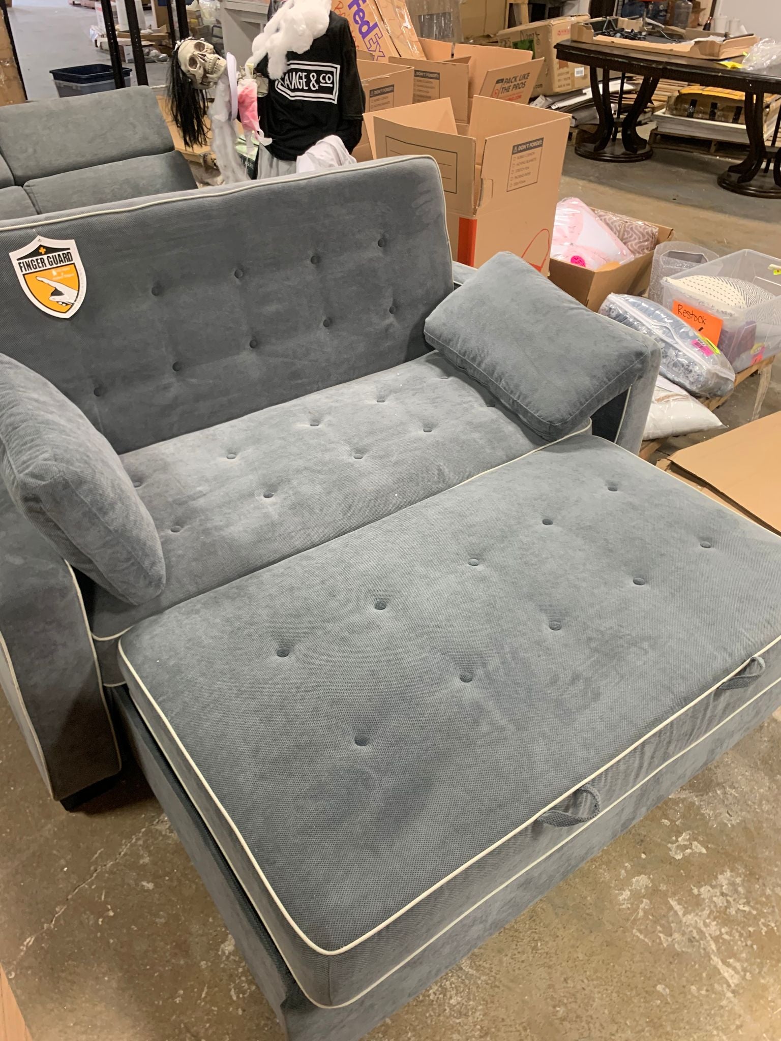 Andrea Convertible Sofa - Serta, full